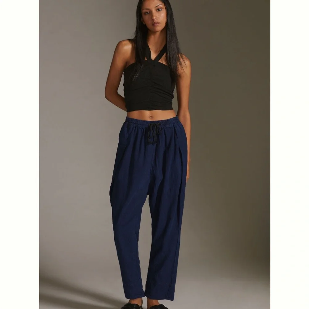 ✨ Anthropologie Drapey Harem Pants Sz S - Picture 2 of 7